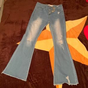 Boot cut jeans